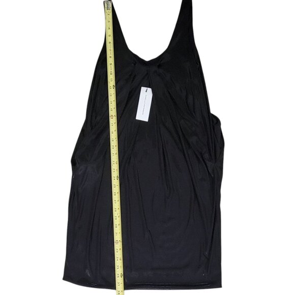 Diane von Furstenberg Lesley Liquid Jersey Dress Black Wet Look NEW MSRP $373 - Picture 9 of 16